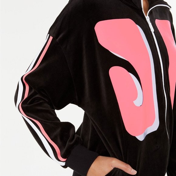 Juicy Couture Graphic Velour Track Jacket - Picture 3 of 3